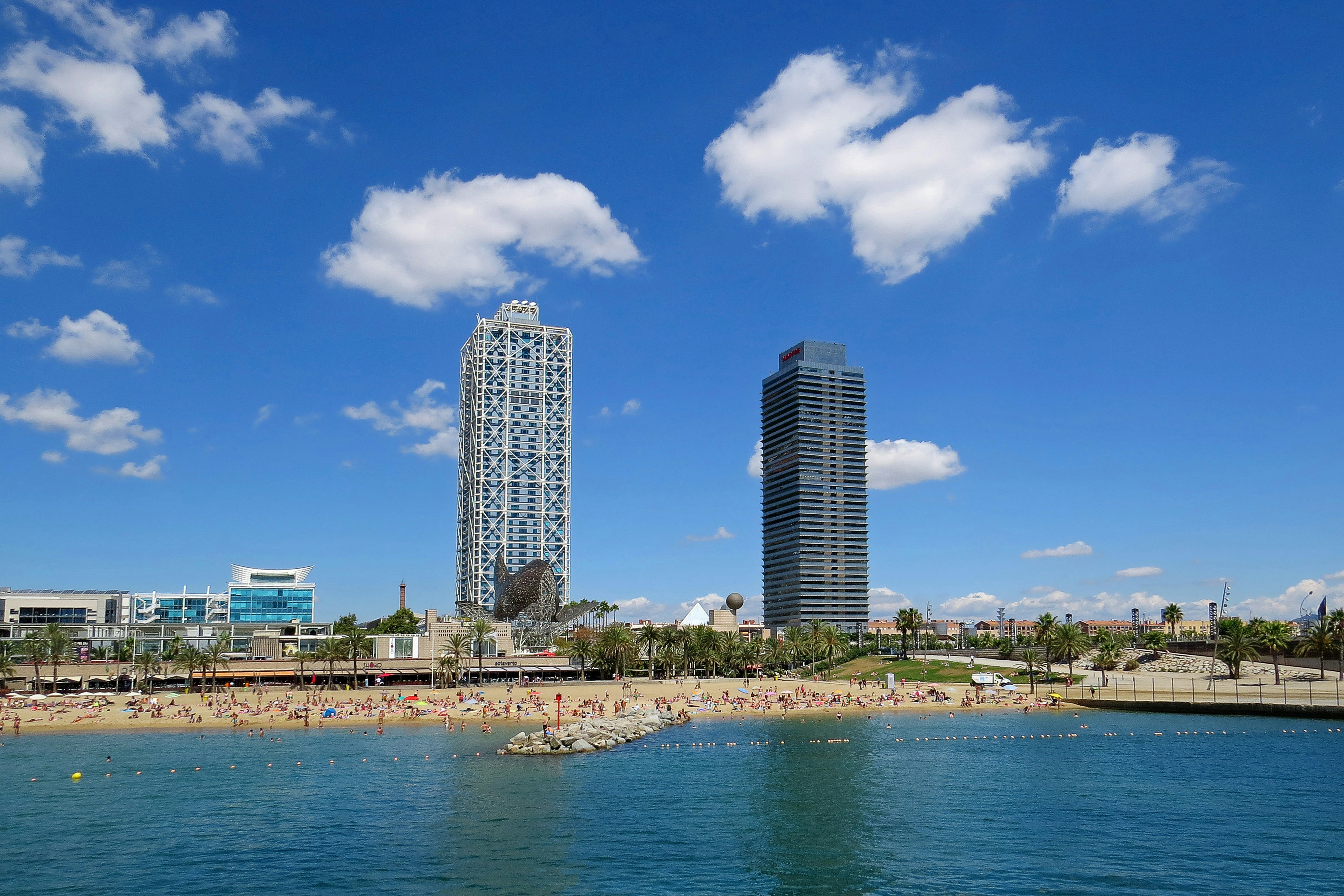 city skyline across body of water during daytime